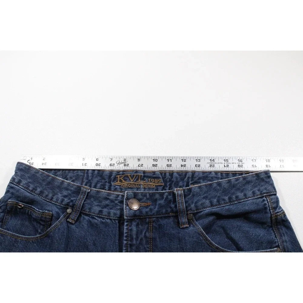KVL Original Denim Men's Blue‎ Jeans 36x33 (Tag 36x34) Dark Wash